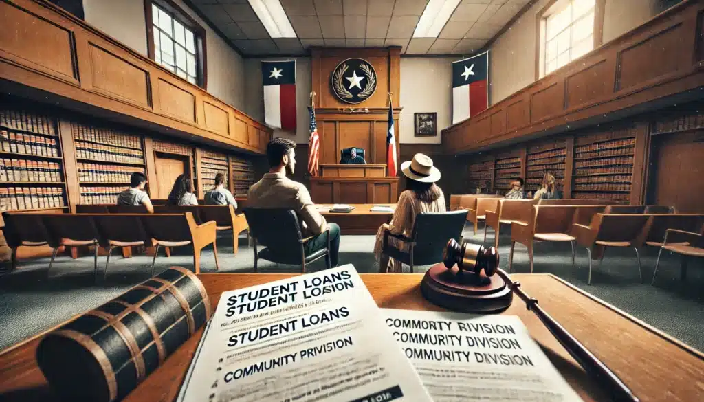 How Are Student Loans Handled in a Texas Divorce