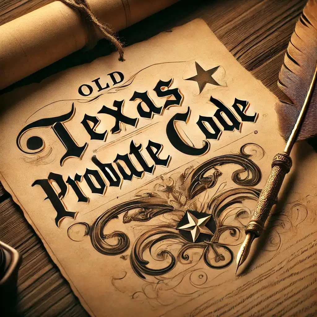 what is old texas probate code