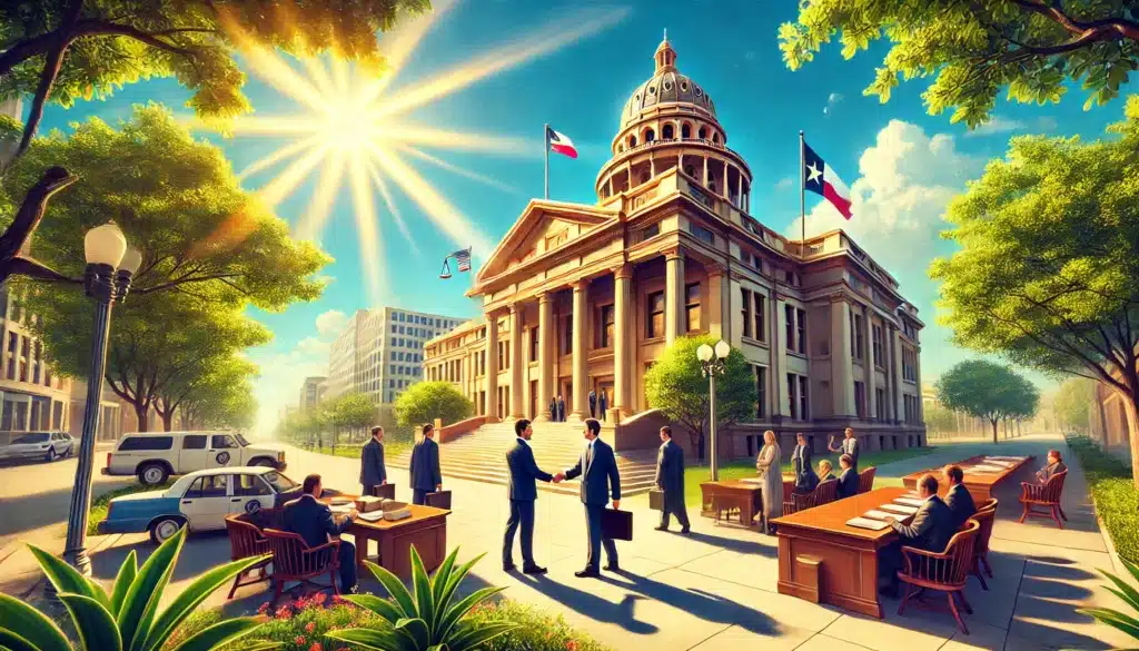 An illustration depicting the Texas 