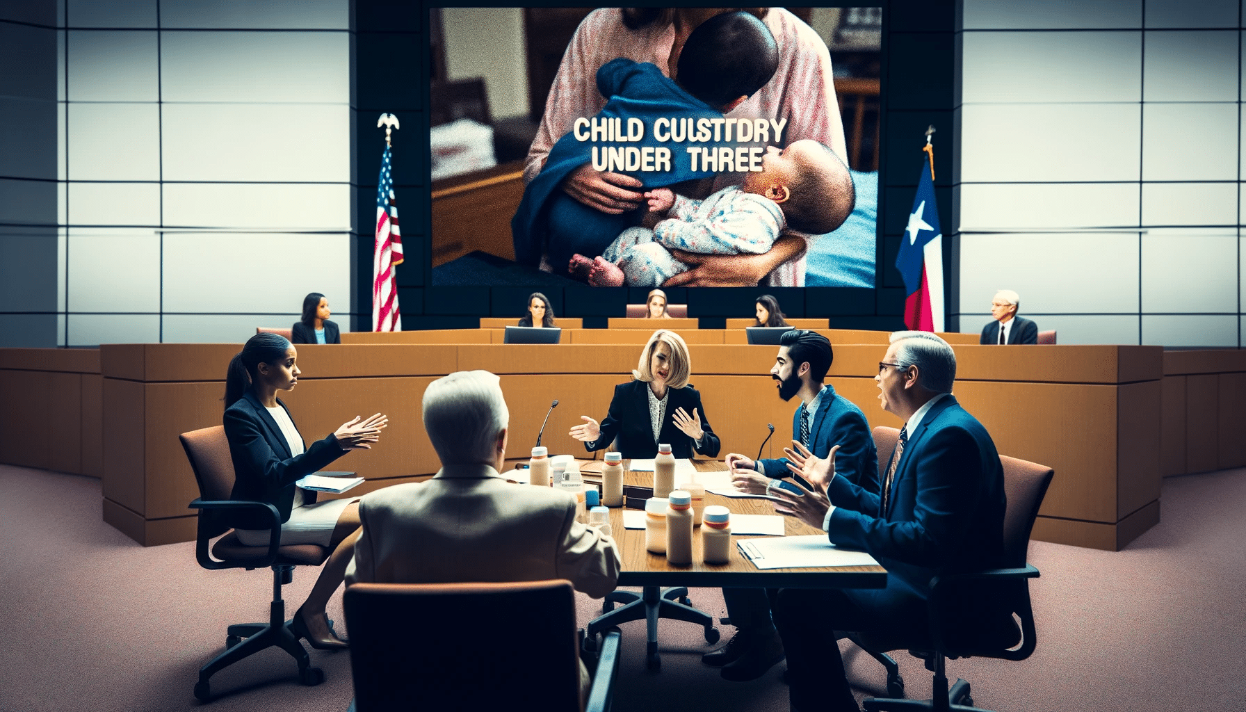 Child custody for children under three in Texas