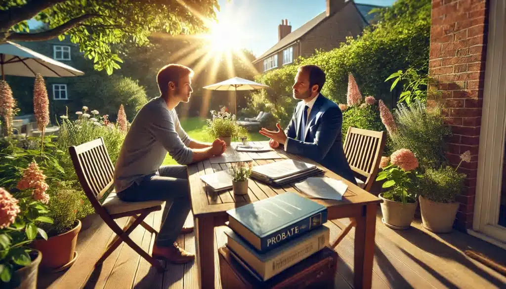 An illustration highlighting the importance of consulting a probate attorney.