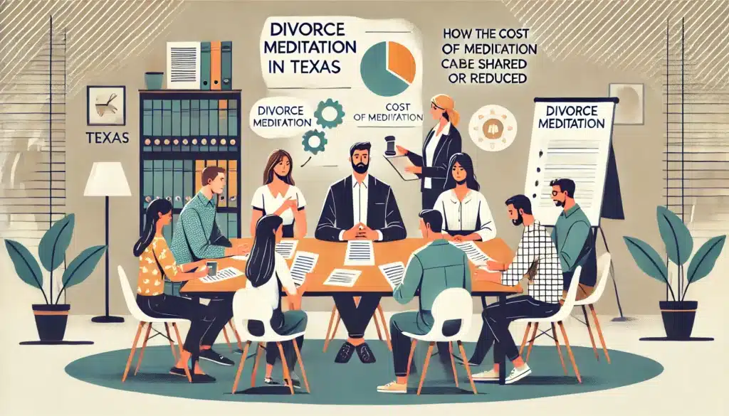 How the Cost of Divorce Mediation in Texas Can Be Shared or Reduced