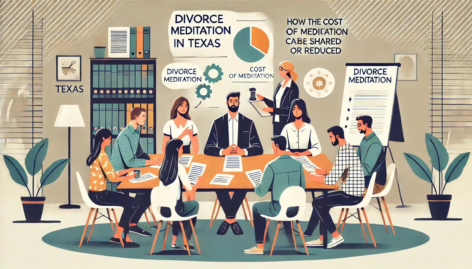 How the Cost of Divorce Mediation in Texas Can Be Shared or Reduced