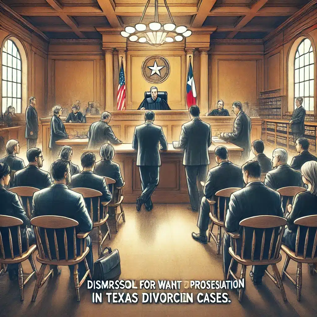 Understanding Dismissal for Want of Prosecution in Texas Divorce Cases