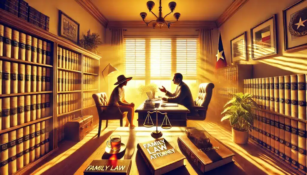 An illustration emphasizing the benefits of consulting with a family law attorney.