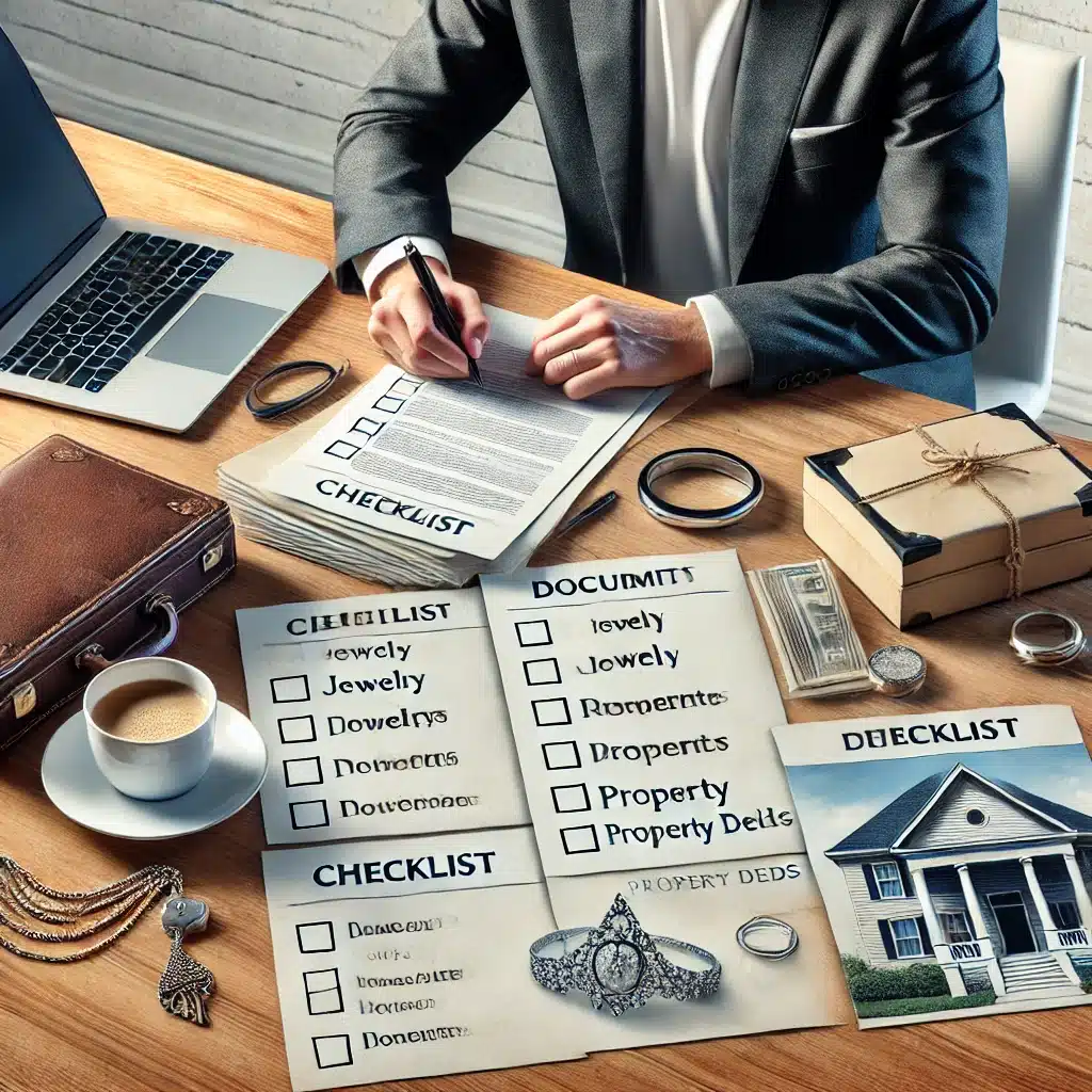 Marital Property Division Checklist in TX by Bryan Fagan, PLLC