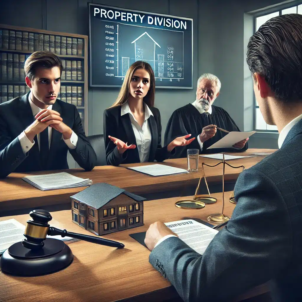 In contested divorces, disagreements over property division are common and often require court intervention.