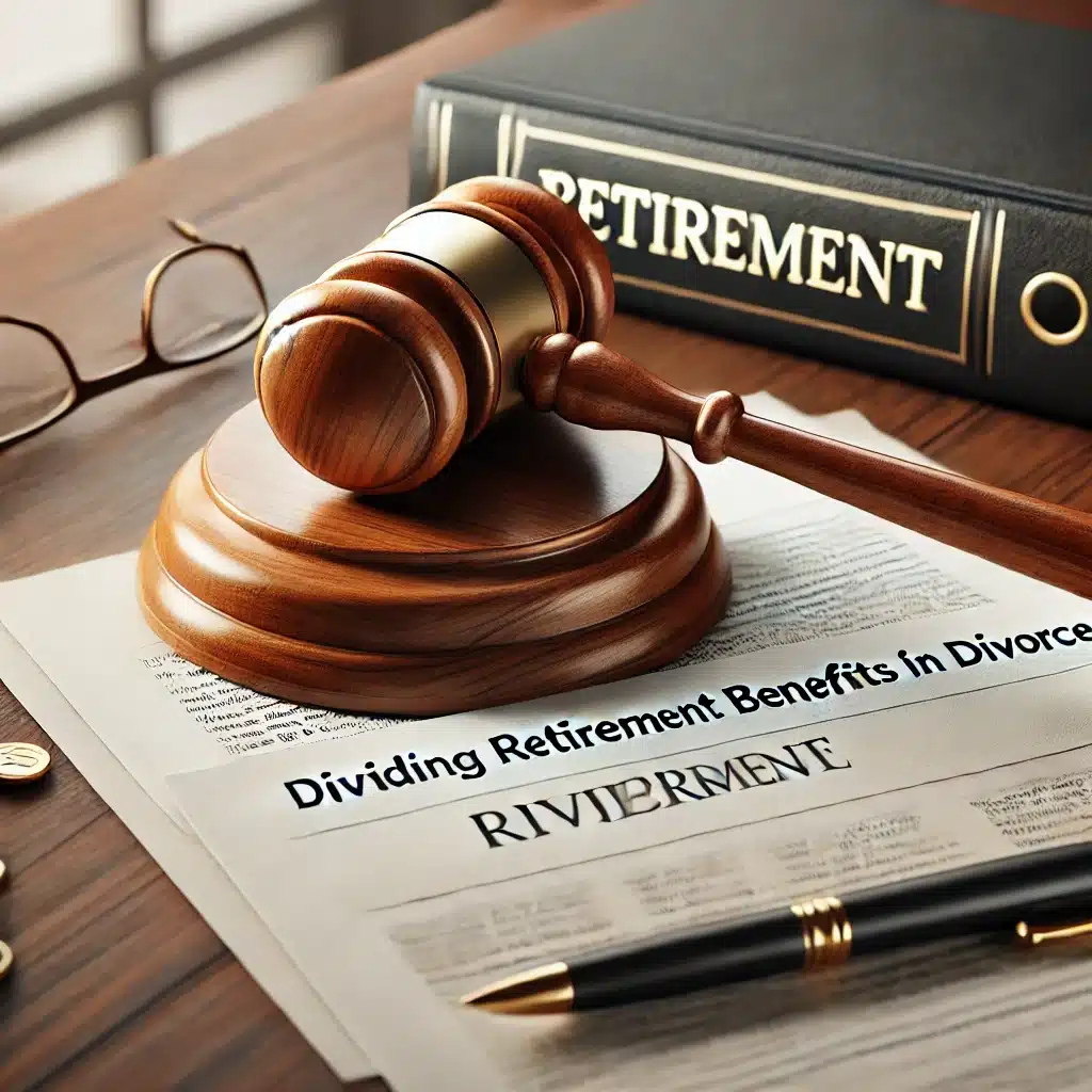 dividing retirement benefits