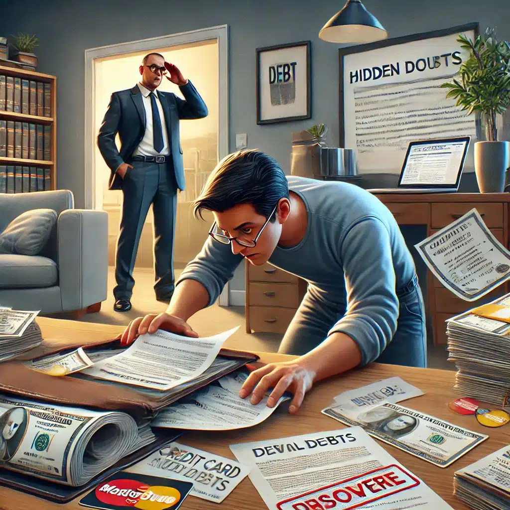 Hidden debts or financial misconduct can complicate the divorce process