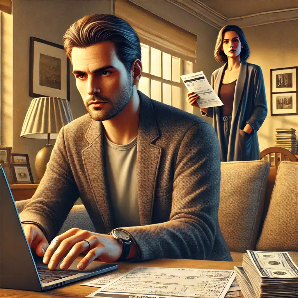 Being secretive about money could be a warning sign