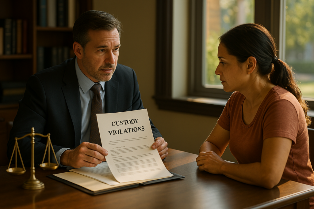 Legal Remedies for Custody Order Violations