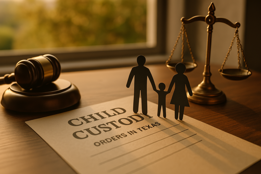 Understanding Child Custody Orders in Texas