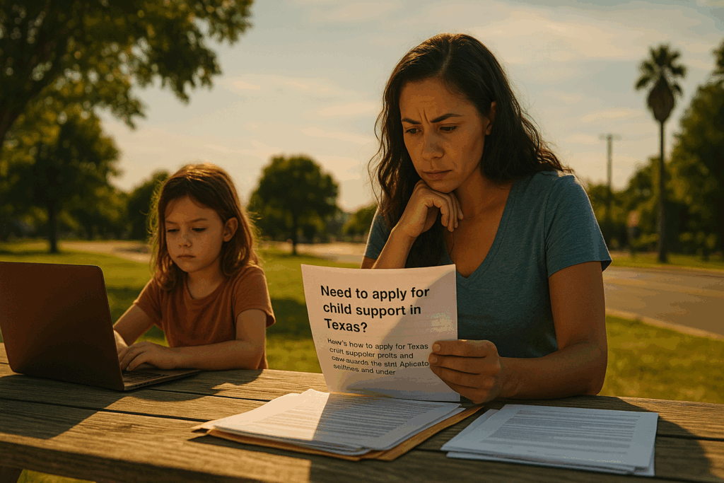 How to Apply for Texas Child Support