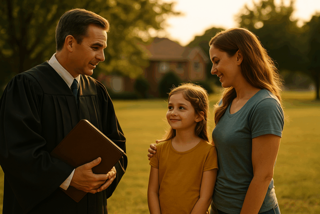 The child's best interests standard in custody decisions.