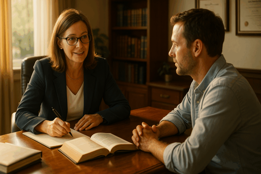 A consultation with a family law attorney.