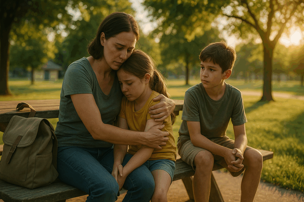 An image representing post-custody support resources for families affected by domestic violence.