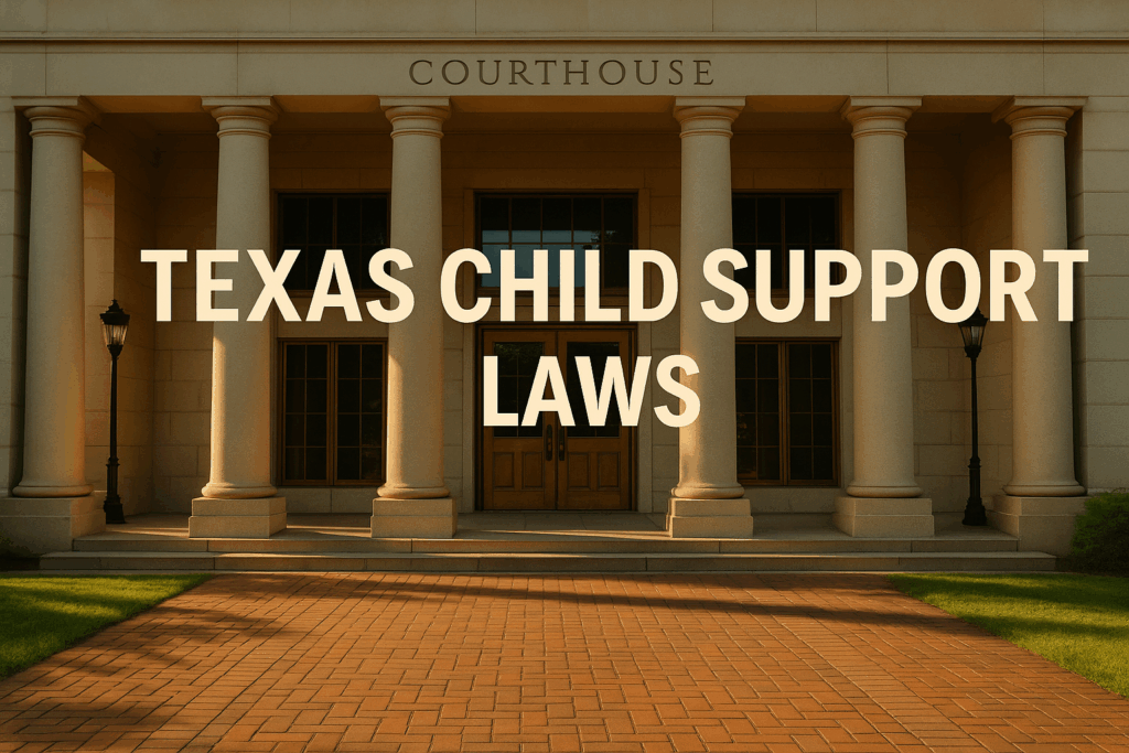 An overview of Texas child support laws.
