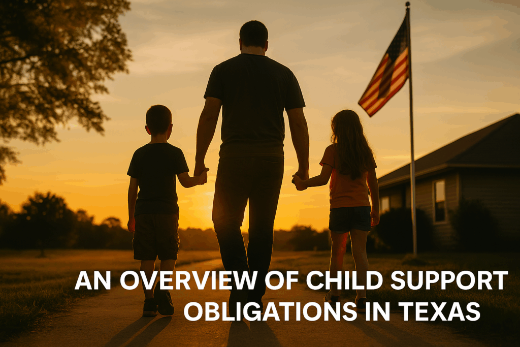 An overview of child support obligations in Texas.