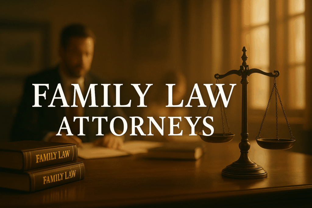 An overview of family law attorneys, highlighting child custody and family law matters.