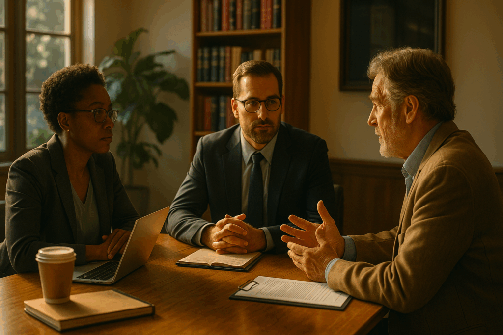 Collaboration with child custody evaluators and experts in family law cases.