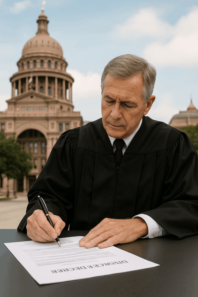 What Happens After the Judge Signs a Divorce Decree in Texas