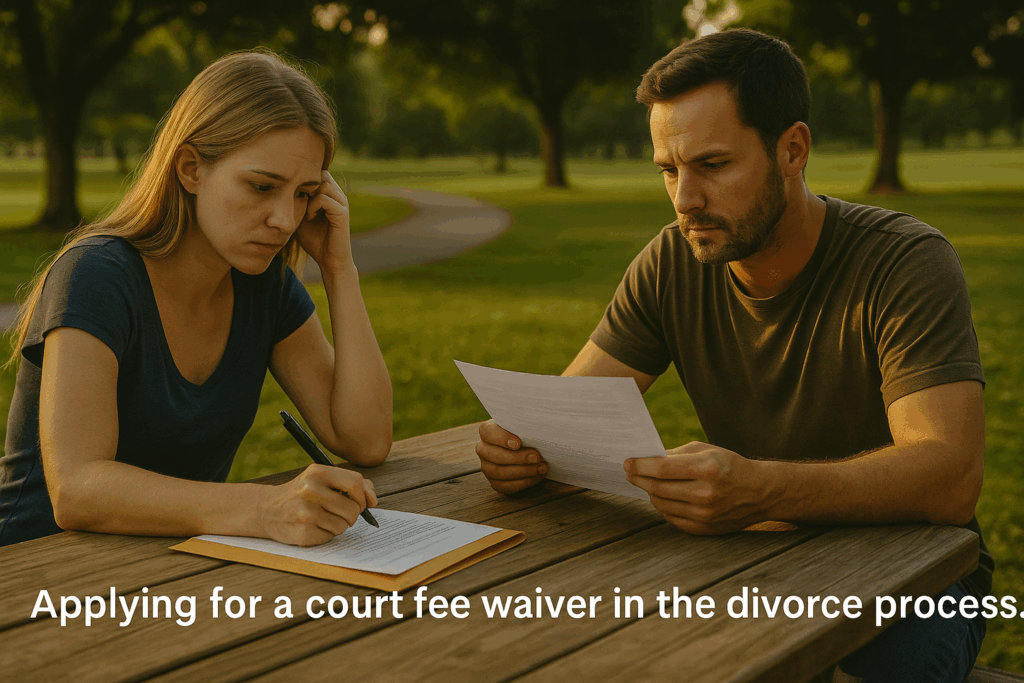 Applying for a court fee waiver in the divorce process. How to get your divorce started for free
