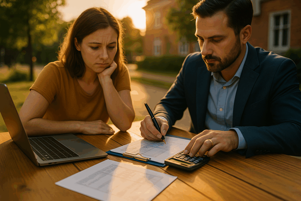 Calculating new child support payments based on income changes.